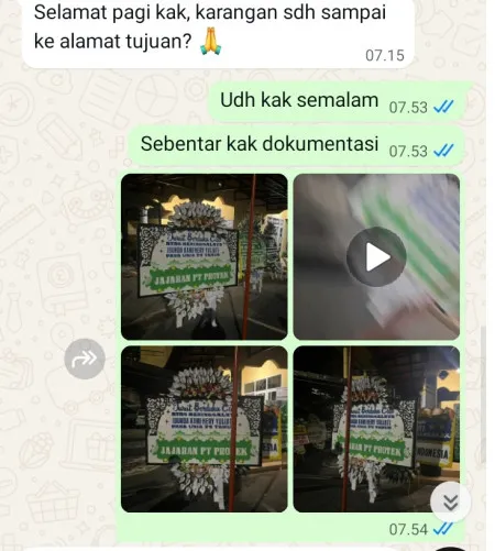 Pengiriman Papan Bunga Selamat Tlahab Kledung