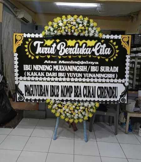 Papan Bunga Duka Tlahab Kledung